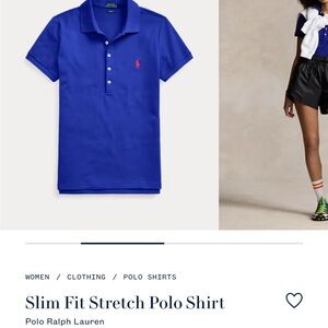 Polo Ralph Lauren Blue Polo perfect for 4th of July